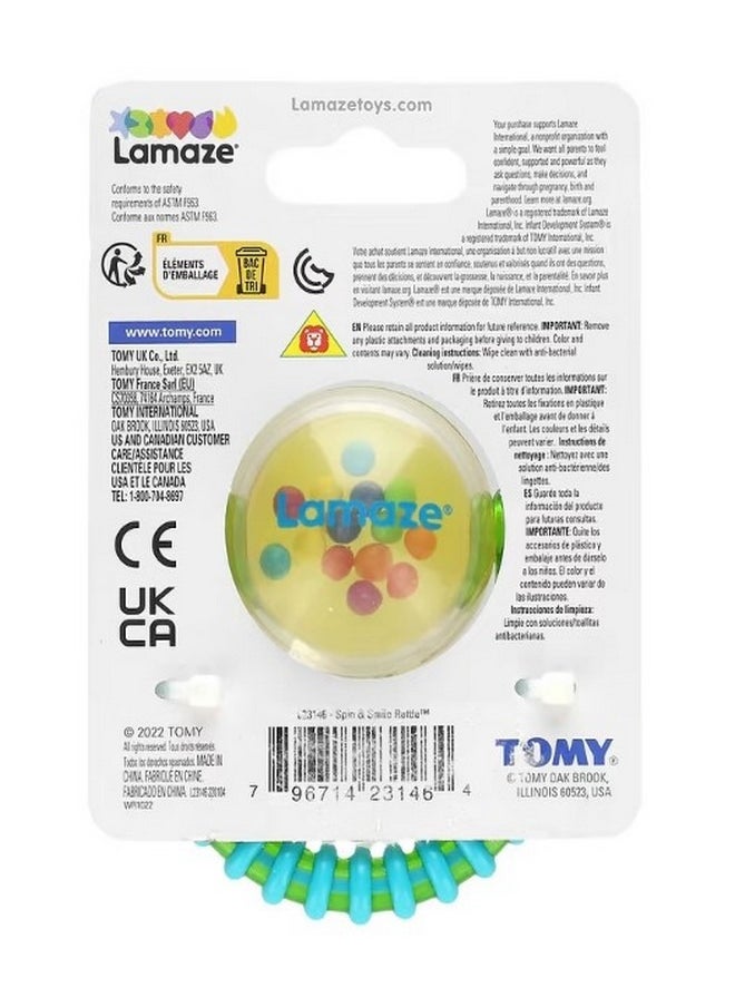 Lamaze - Spin and Smile Rattle 0 Months 1 Count - Image 1