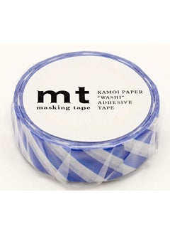 MT mt Washi Masking Tape Stripe, 15 mm x 10 mtrs Shade - Blue, (Pack of 1)  - Image 2