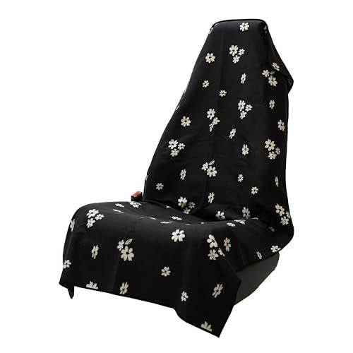Sprints Athletic Running Towel FullSized Car Seat Cover Performance Microfiber Florid Declamation - Image 1