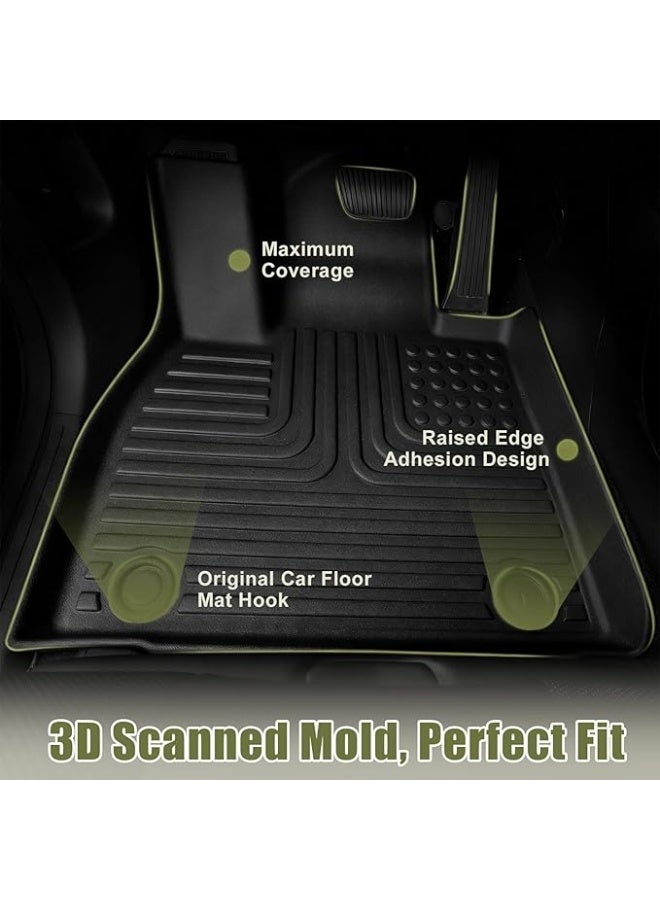 3D car floor mats, TPE material, waterproof and anti-slip, custom design, full floor protection - Image 5