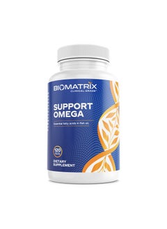 BioMatrix Support Omega (120 Gel Capsules) Omega 3 Fish Oil Supplement Cardiovascular Musculoskeletal Support  - Image 1