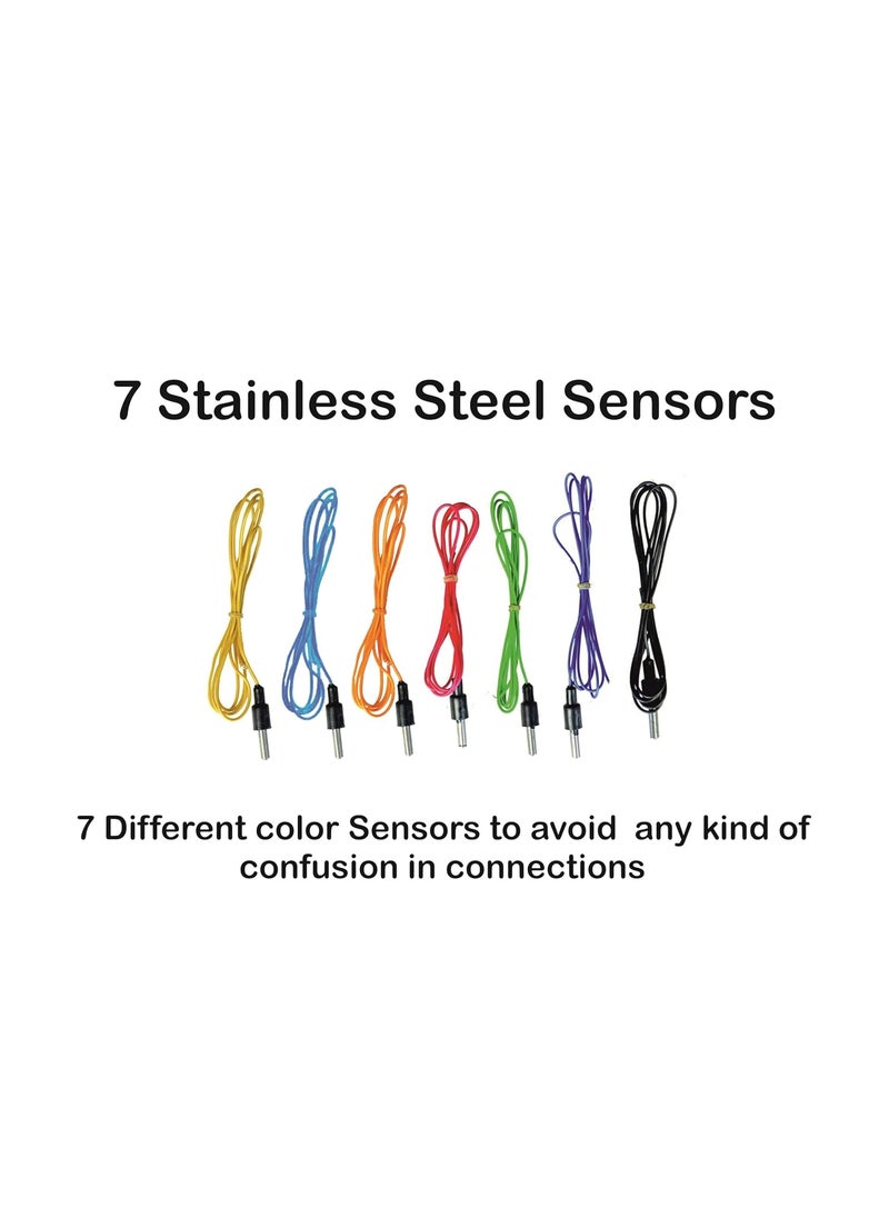 imagine technologies Imagine Technologies Water Level Indicator with Alarm on Tank Full with 7 Sensors White IT76WLI WITHOUT WIRE  - Image 2
