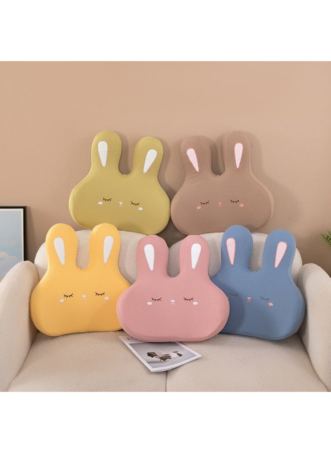 Generic - Cartoon Zero Pressure Memory Foam Waist Nap Pillow Office Student Seat Cushion Sleeping Cute Plush Pillow-Specifications:Rabbit-Color:Color Can Be Remarked, No Remark Will Be Sent Randomly - Image 1