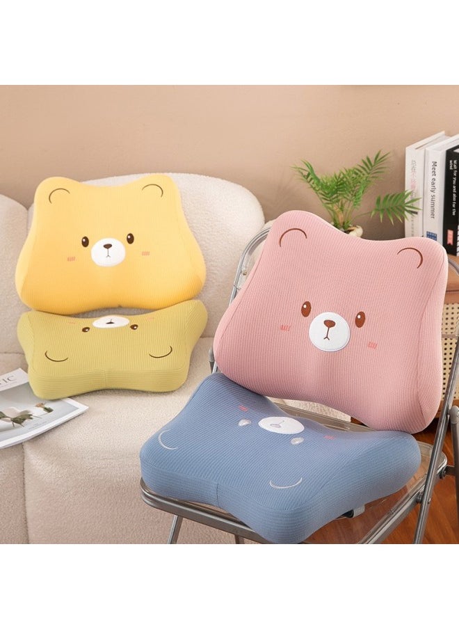 Generic - Cartoon Zero Pressure Memory Foam Waist Nap Pillow Office Student Seat Cushion Sleeping Cute Plush Pillow-Specifications:Rabbit-Color:Color Can Be Remarked, No Remark Will Be Sent Randomly - Image 1