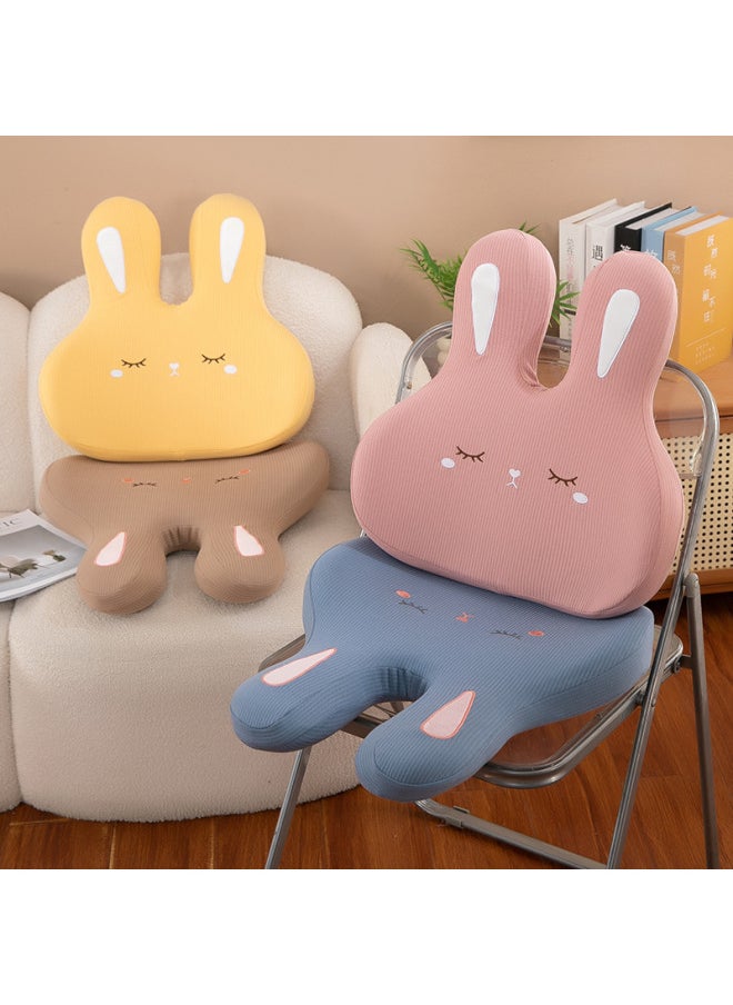 Generic - Cartoon Zero Pressure Memory Foam Waist Nap Pillow Office Student Seat Cushion Sleeping Cute Plush Pillow-Specifications:Rabbit-Color:Color Can Be Remarked, No Remark Will Be Sent Randomly - Image 1