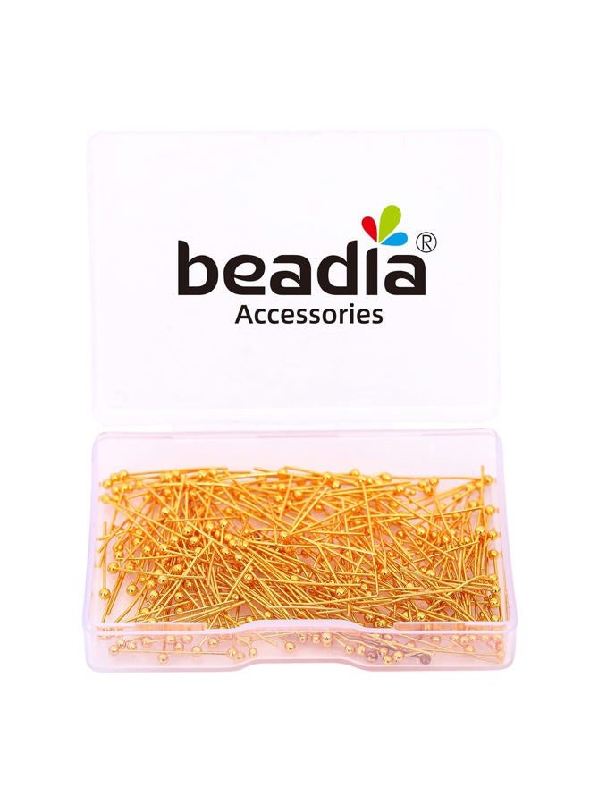 BEADIA Rose Gold Plated Flat Head Pins Non Tarnish 40mm 150pcs for Jewelry Making Findings - Image 4