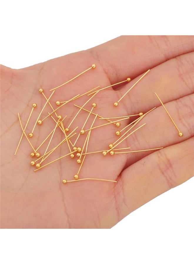 BEADIA Rose Gold Plated Flat Head Pins Non Tarnish 40mm 150pcs for Jewelry Making Findings - Image 3