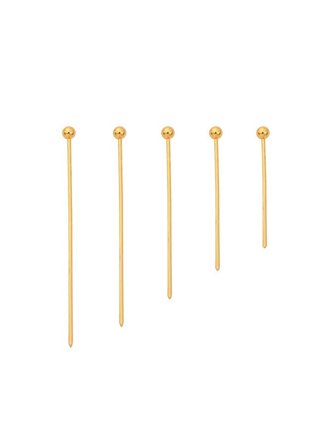 BEADIA Rose Gold Plated Flat Head Pins Non Tarnish 40mm 150pcs for Jewelry Making Findings - Image 1