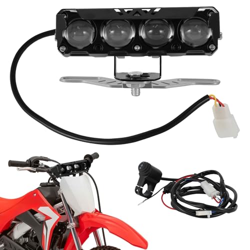 USTPO Dirt Bike Light Bar 5inch 54W 8000lm Head Light Flood Spot Universal for 78 Handlebar CRF KLX DRZ TTR YZF WR RM 65CC450CC Motorcycle Pit Bike - Image 1