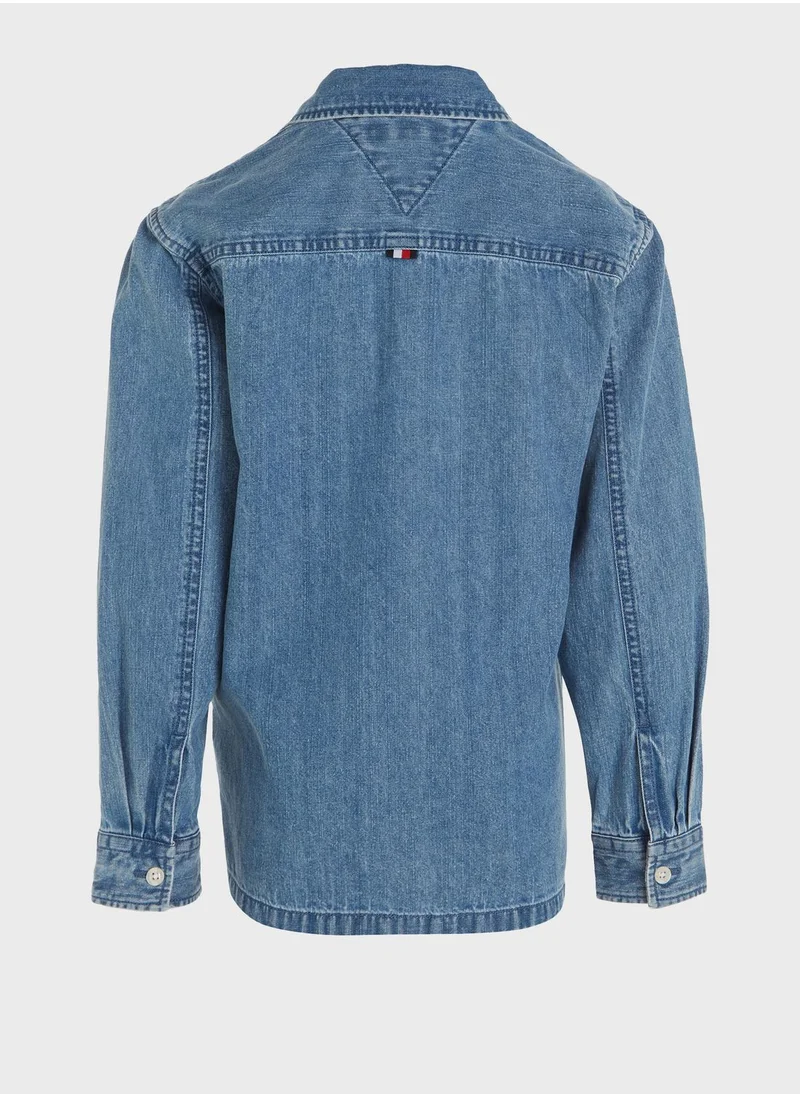 TOMMY HILFIGER Kids Essential Denim Shirt