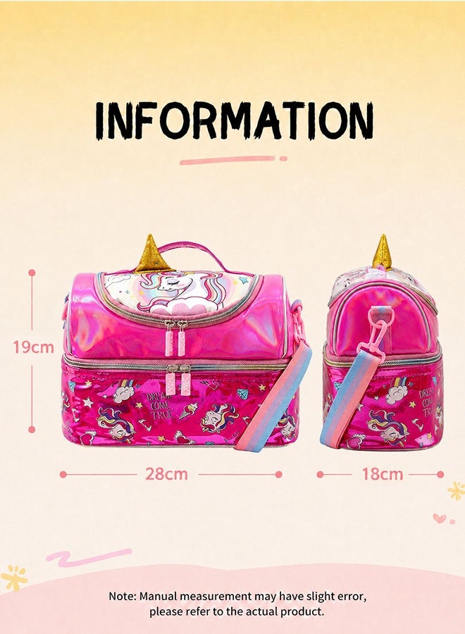 Super ZYouth Kids Insulated Lunch Bag with Adjustable Shoulder Strap, Leakproof Thermal Lunch Tote for Boys and Girls, School, Kindergarten, Picnic and Travel - Image 2