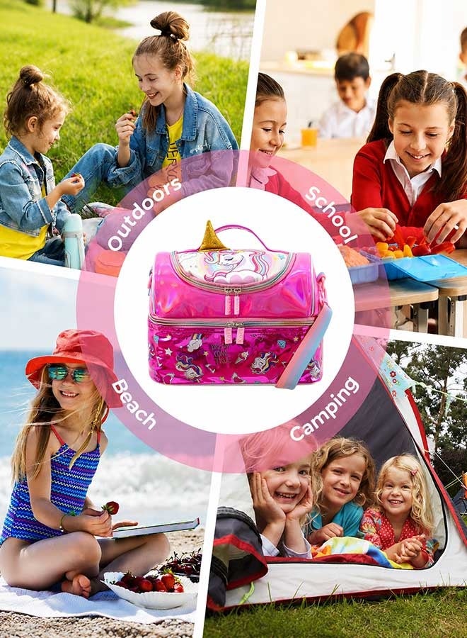 Super ZYouth Kids Insulated Lunch Bag with Adjustable Shoulder Strap, Leakproof Thermal Lunch Tote for Boys and Girls, School, Kindergarten, Picnic and Travel - Image 5