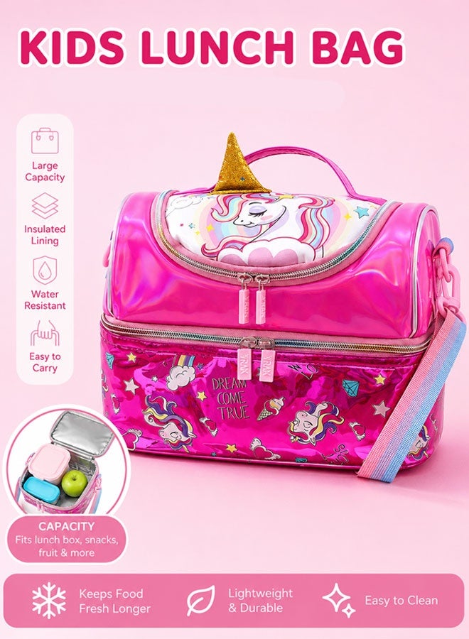 Super ZYouth Kids Insulated Lunch Bag with Adjustable Shoulder Strap, Leakproof Thermal Lunch Tote for Boys and Girls, School, Kindergarten, Picnic and Travel - Image 1