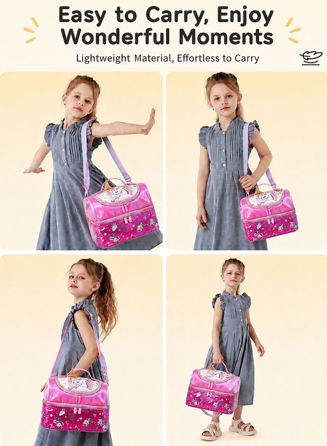 Super ZYouth Kids Insulated Lunch Bag with Adjustable Shoulder Strap, Leakproof Thermal Lunch Tote for Boys and Girls, School, Kindergarten, Picnic and Travel - Image 4