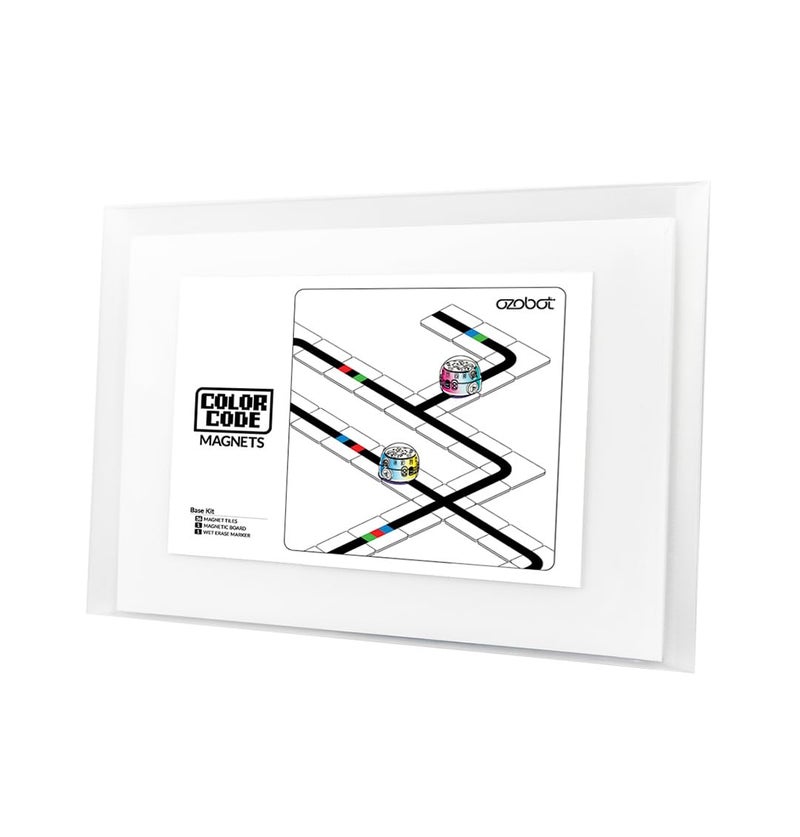Ozobot مجموعة أساس مغناطيسات رمز الألوان: أداة تعليمية تفاعلية للترميز للأطفال من عمر 3 سنوات تعزز مهارات المنطق وحل المشكلات للتعليم في الفصول الدراسية، 36 بلاطة، يتطلب Evo غير مشمول - Image 1