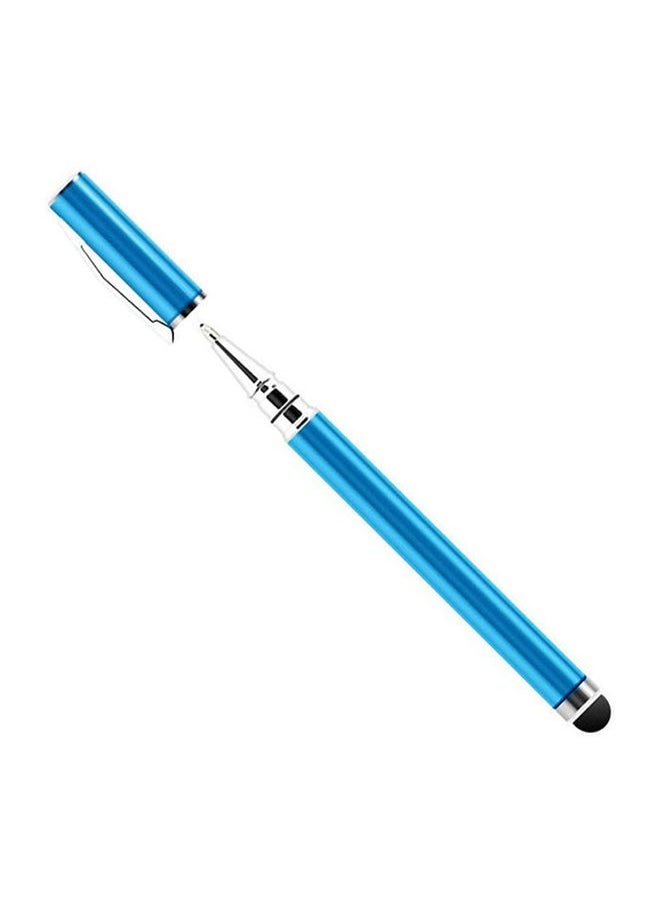 NIBEMINENT 2 In 1 Ball Point Capacitive Screen Stylus Touch Pen With Cover Blue  - Image 5