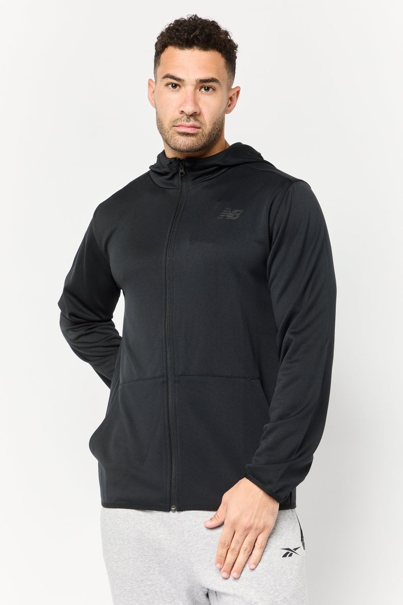New Balance Men Sportswear Fit Long Sleeves Training Sweatshirt, Black  - Image 1