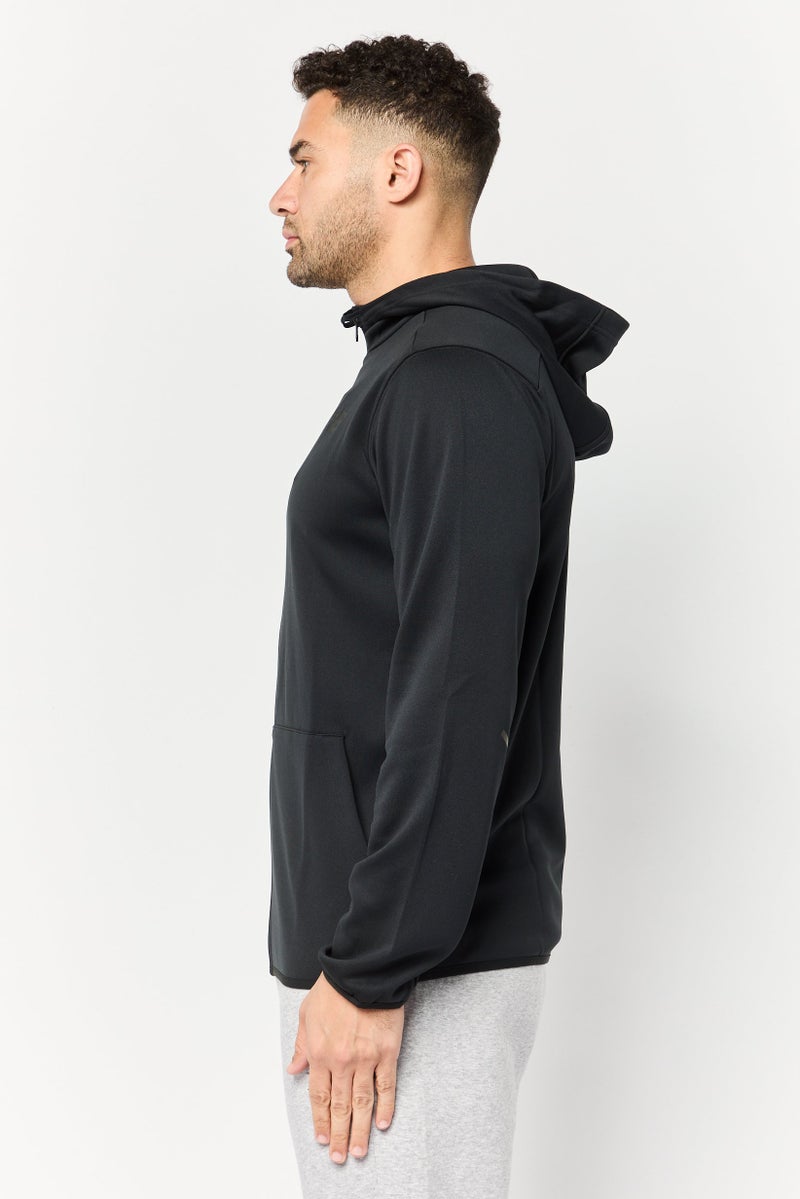 New Balance Men Sportswear Fit Long Sleeves Training Sweatshirt, Black  - Image 2