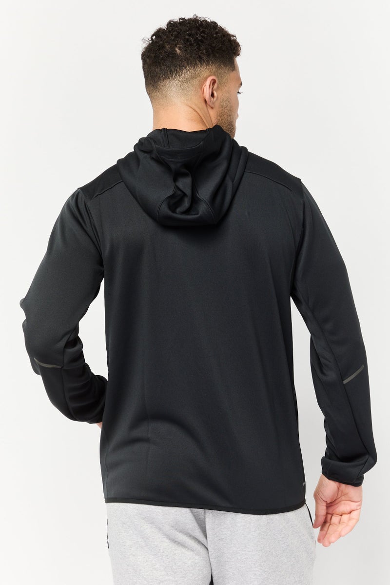 New Balance Men Sportswear Fit Long Sleeves Training Sweatshirt, Black  - Image 3