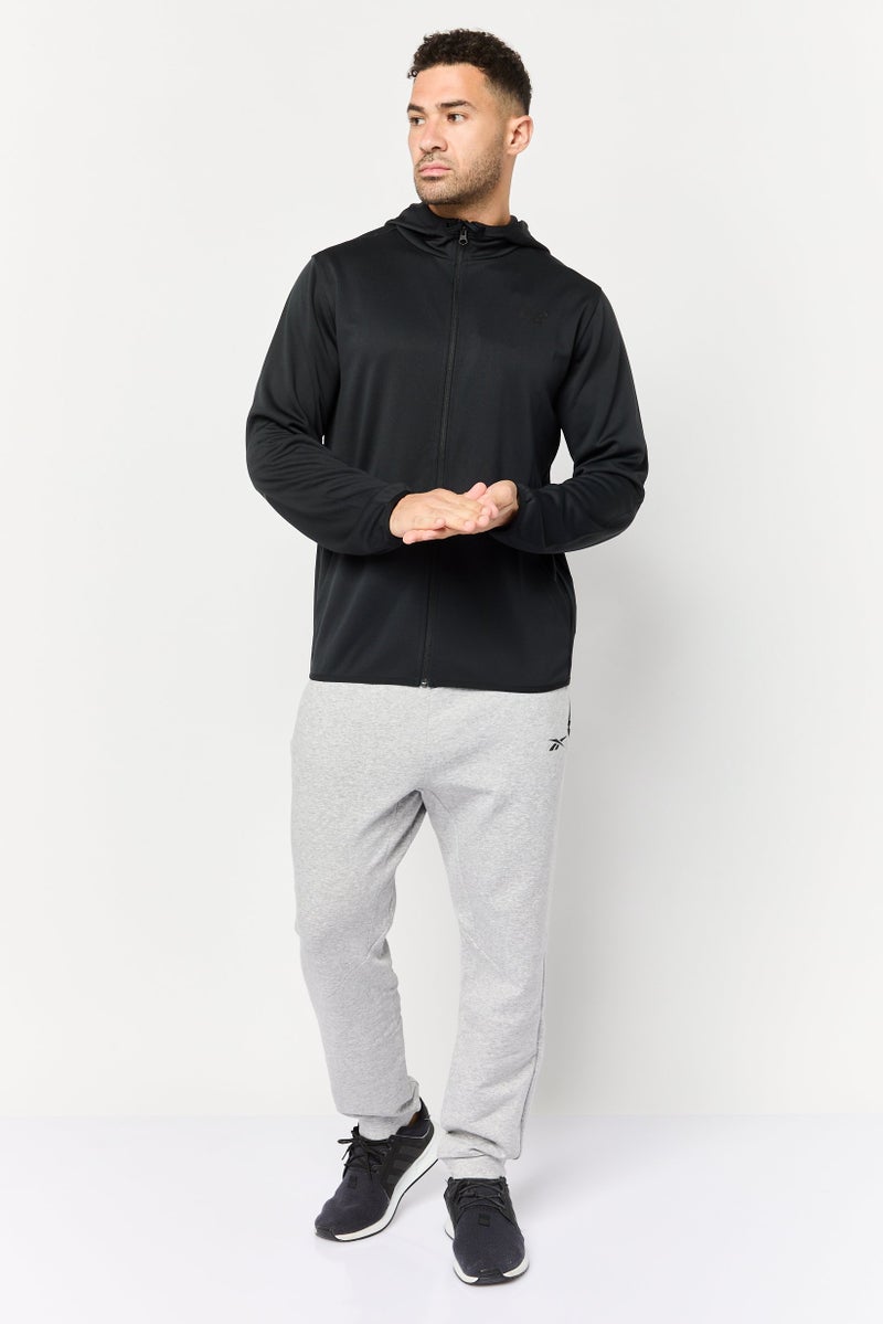 New Balance Men Sportswear Fit Long Sleeves Training Sweatshirt, Black  - Image 4