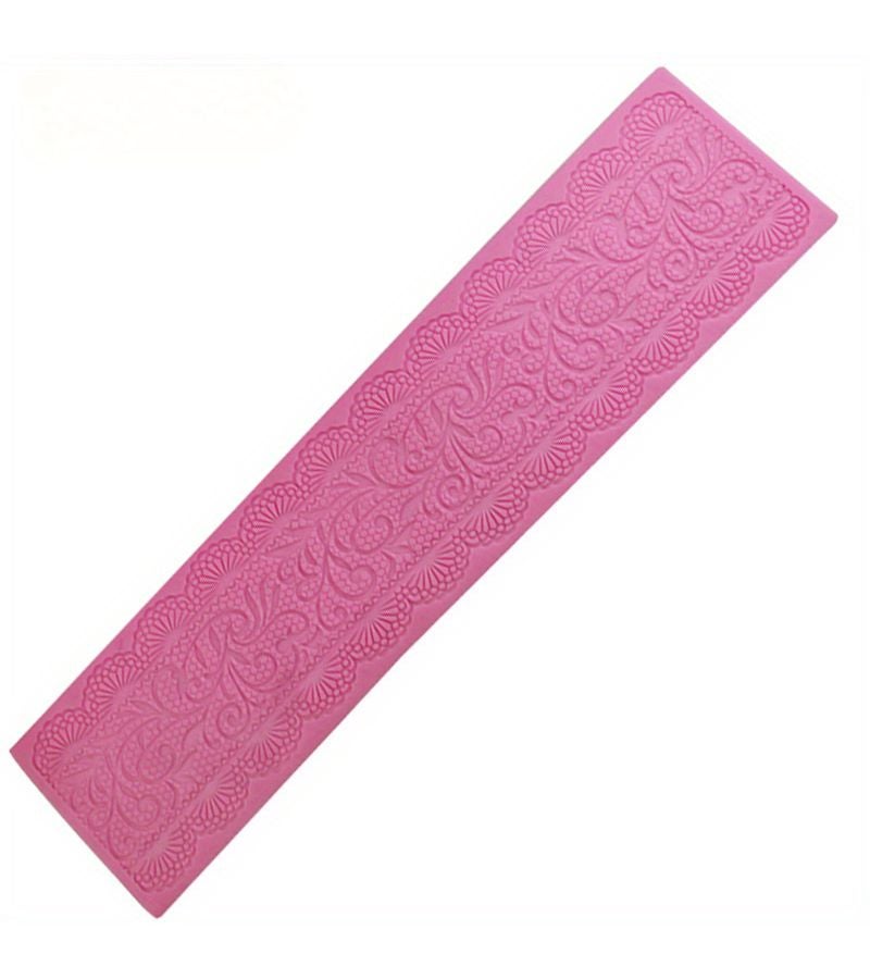 Silicone Embossed Cake Decorating Mat For Sugar Lace Baking Tool 1pc - Image 3