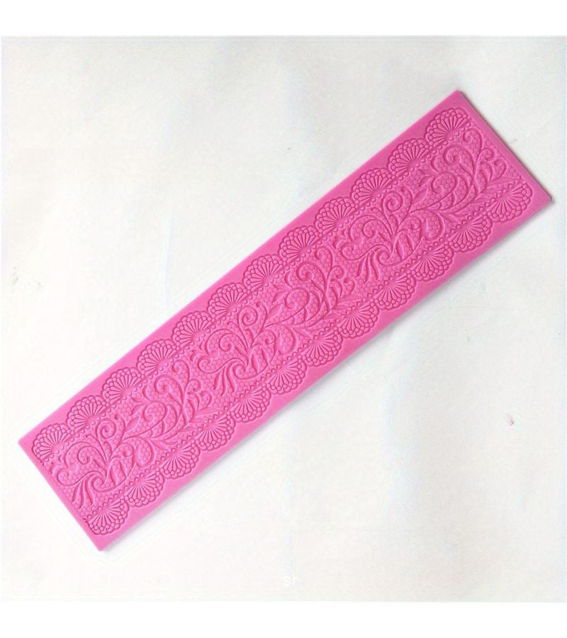 Silicone Embossed Cake Decorating Mat For Sugar Lace Baking Tool 1pc - Image 4