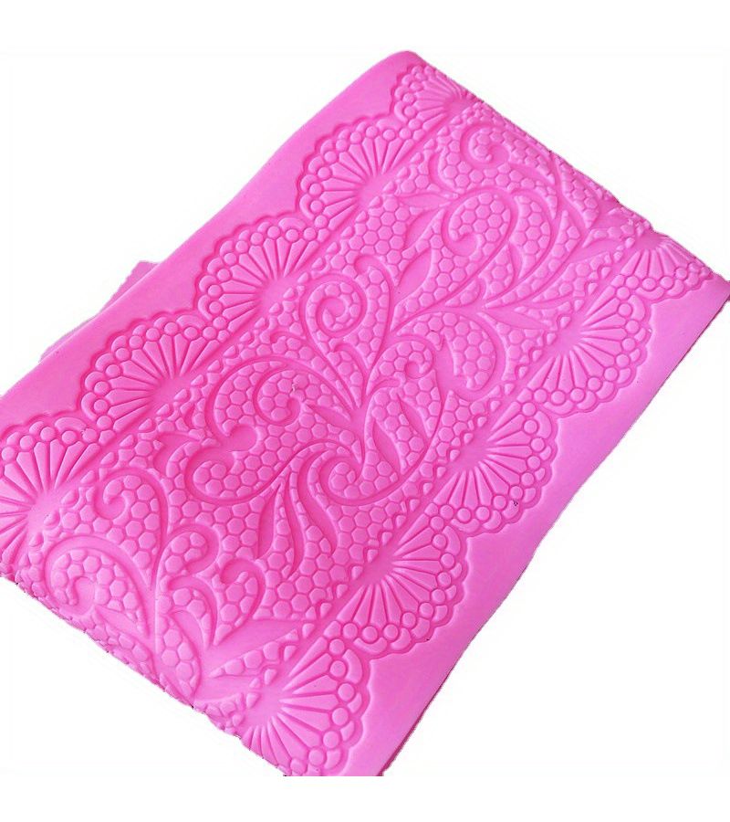 Silicone Embossed Cake Decorating Mat For Sugar Lace Baking Tool 1pc - Image 5