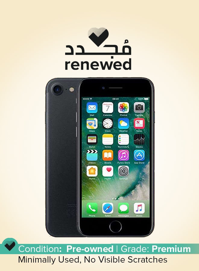 Apple Renewed - iPhone 7 32GB Black 4G With Facetime - International Version - Image 1