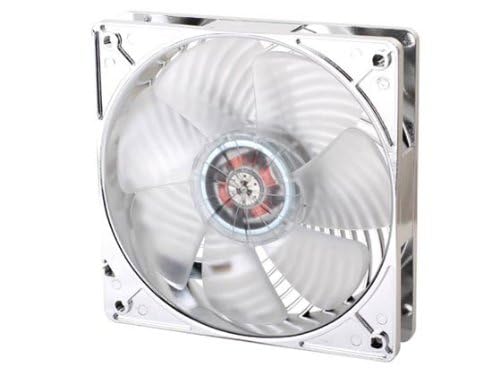 SilverStone Technology Silverstone Air Penetrator Air Channeling Case Fan with Red LED Light 120 * 120 * 25mm/1500rpm AP121-RL (Silver) - Image 3