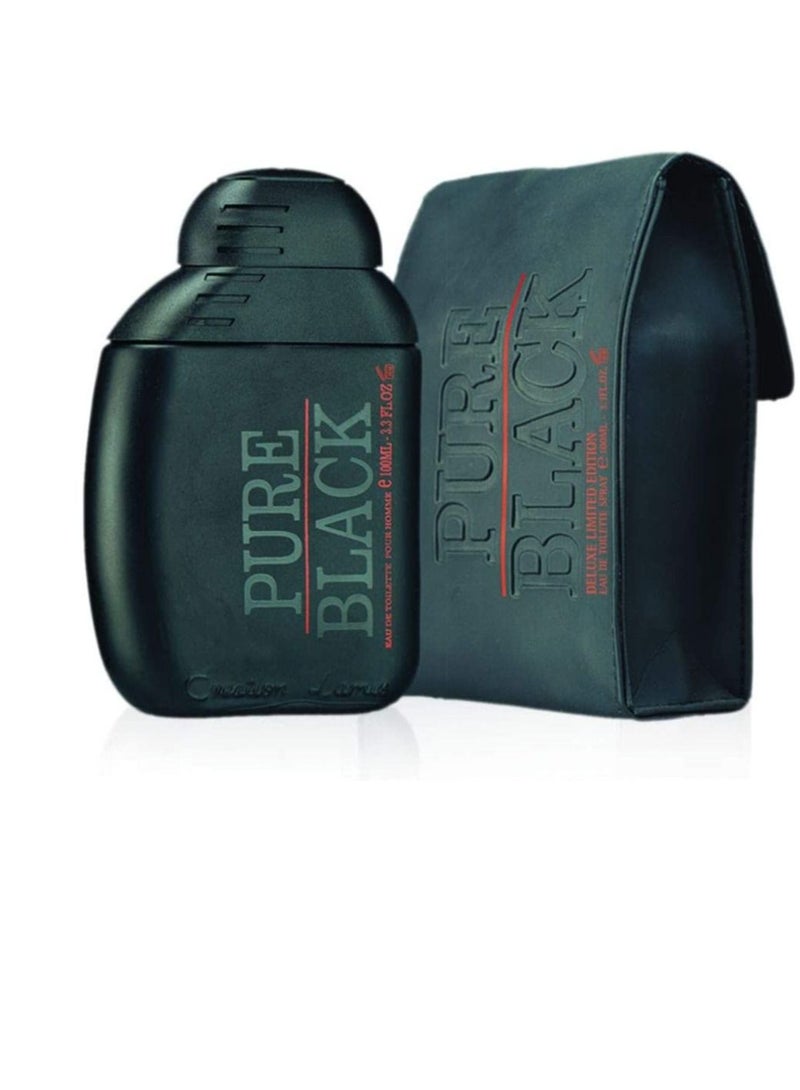 كرياشن لاميس عطر بيور بلاك رجال من كرياشن لاميس، او دى تواليت - 100 مل - Image 3