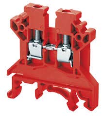 Connectwell CTS25UNR 24 Amp 25 Sq mm Red Terminal Block Pack of 100 NOS - Image 1
