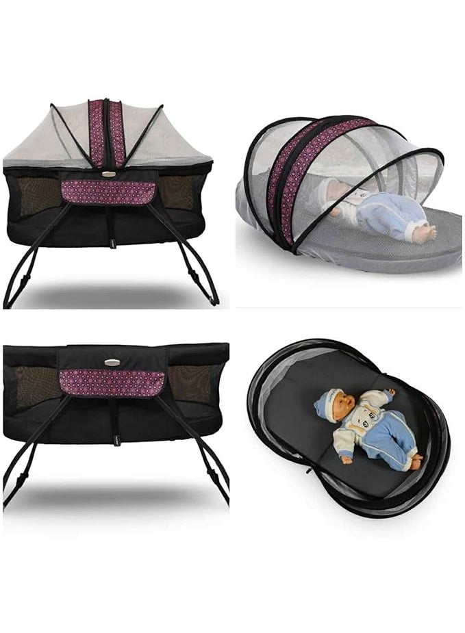 بيتي بيبي 🍼 سرير أطفال قابل للطي من Petit Bébé – موديل VEA  راحة وأمان لطفلك في كل مكان! - Image 2