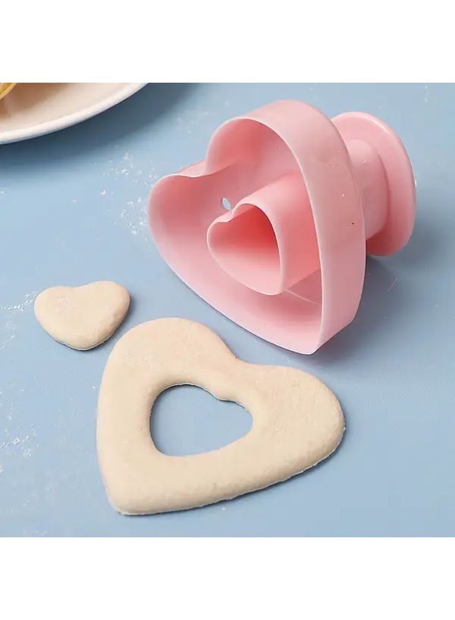 Heart Donut Mold Multi Shape Baking Tool Kitchen Press Cutter - Image 5