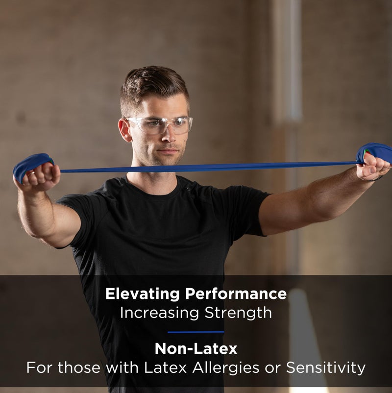 THERABAND Resistance Band, Blue, Extra Heavy, 25-Yard Roll, Latex-Free, Elastic Band for Exercise, Physical Therapy, Yoga, Pilates, Stretching, Home Workouts, Cut-to-Length, Color-Coded Levels - Image 4