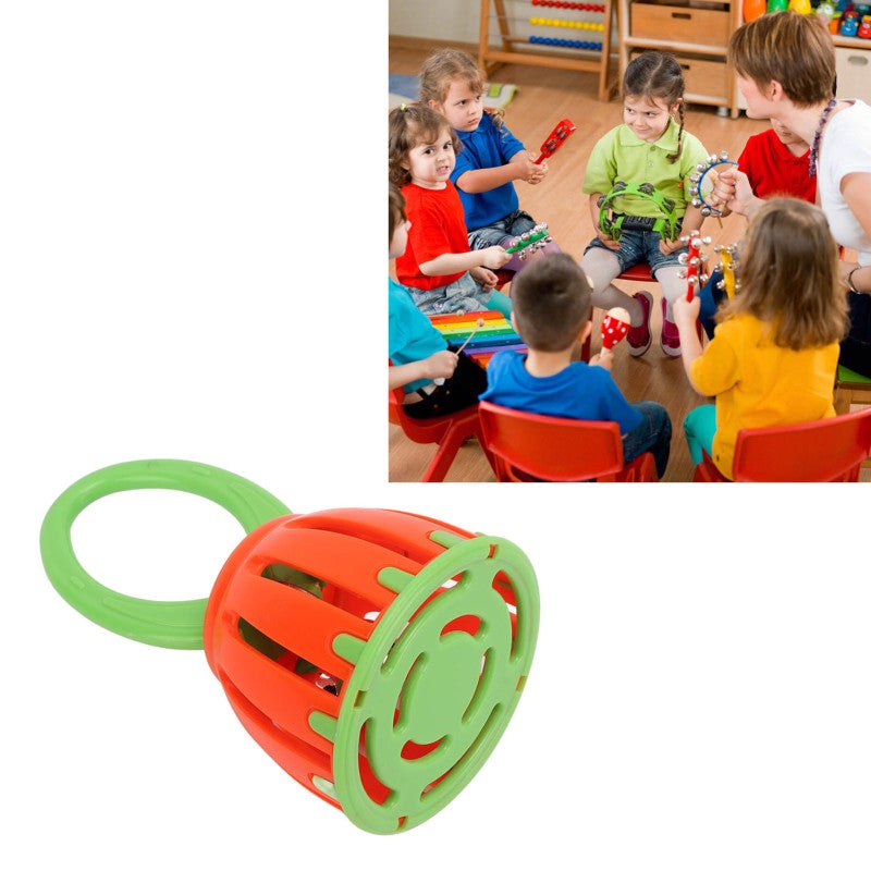Baby Cage Bell Smooth Burr-Free Oval Handle Rattle Handbell - Detachable Safe Cleaning Orff Percussion Instrument for Baby Early Education - Image 4