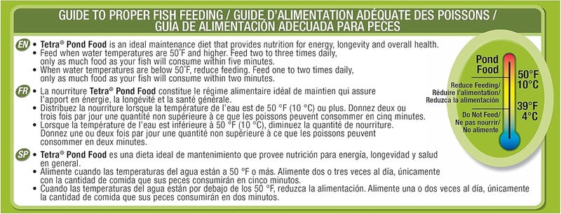Tetra PondFood Premium Diet Koi & Goldfish Food, 1.25 lb - Image 4