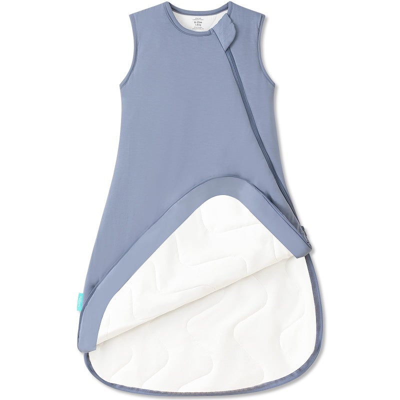 PurComfy Supersoft Sleep Sack 10 TOG Premium Bamboo Viscose Baby Sleeping Bag 2Way Safe Zipper Sleep Sacks 615 Months Whale