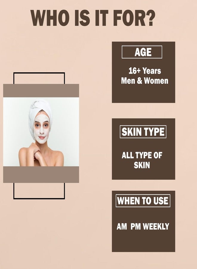 Pink Root Detan Face Mask 100gm, Helps in Tan Removal Whitening Depigmentation Oil Control, Acne & Fairness, Ubtan Glow Face Pack, Skin Brightening Face Pack, Used by All Types of Skin - Image 4