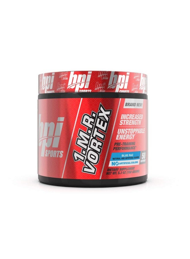 BPI Sports 1.M.R. Vortex Pre-Workout Powder, Blue Raz, 5.3 Ounce - Image 1