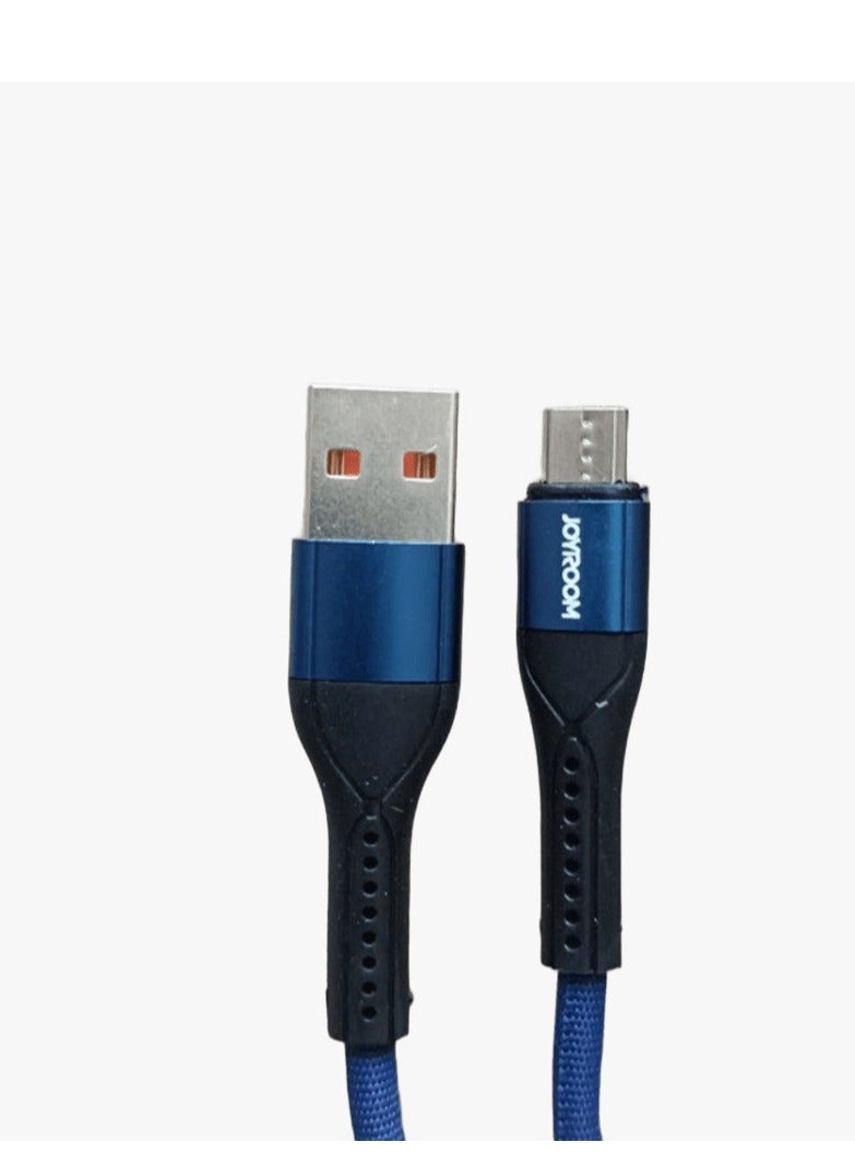 JOYROOM S1030M12 3A Fast Charging Cable Blue - Image 2