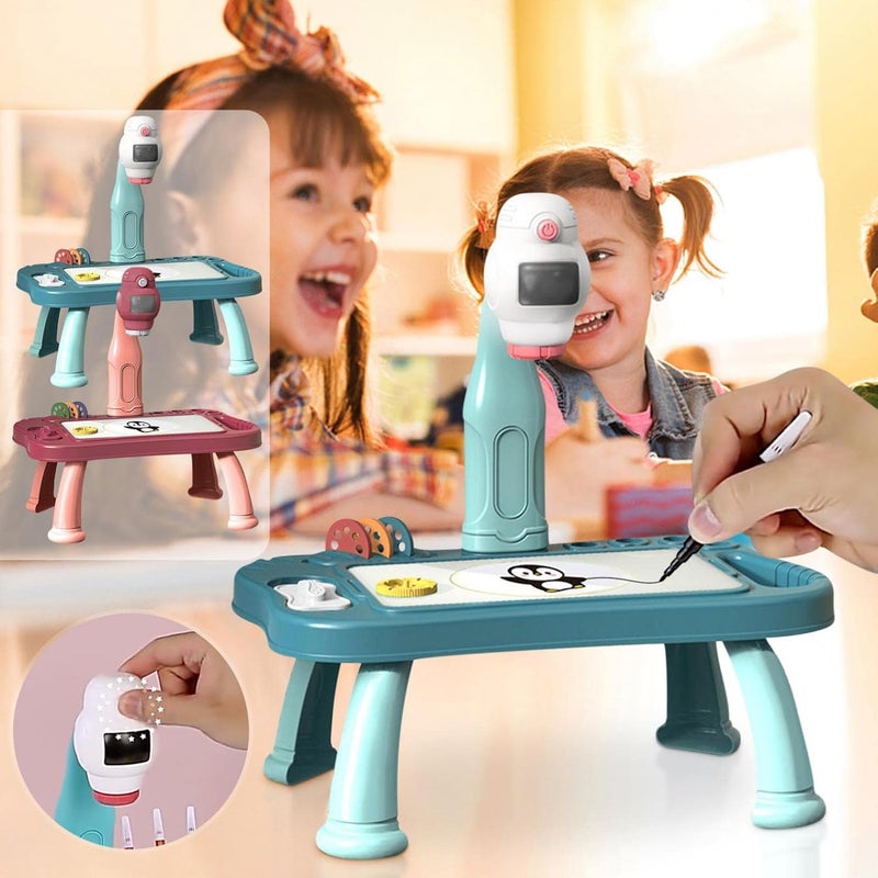 klarako Drawing Projector for KidsChildren Projection Drawing Board, Trace and Draw Projector Toy, Improve Creativity Imagination, Christmas Learning Games for Kids Ages (O) - Image 2