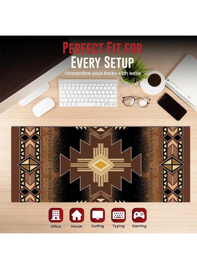 Gaming Mouse Pad, Waterproof Large Desk Mouse Pad, Keyboard Mousemat, Non-Slip Thick Rubber Desk Pad Mouse Pad, Desk Decoration Suitable for Gaming, Office, and Home Use 800 x 300 x 3mm  - Image 4