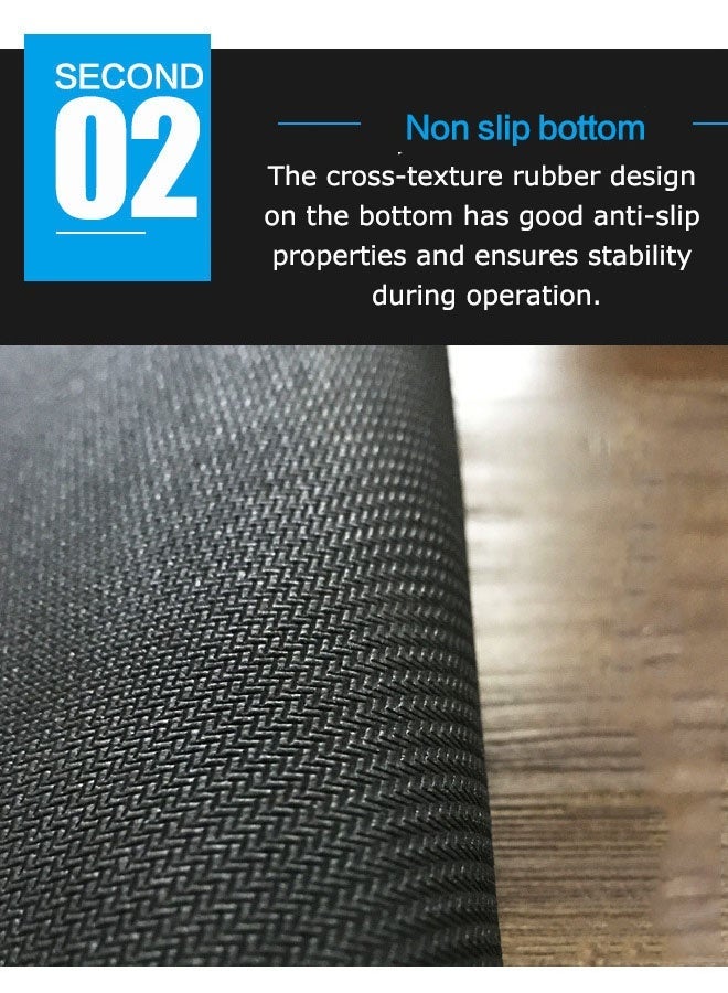 Gaming Laptop Mouse Pad Gaming Mouse Pad Big Desk Pads Pc Keyboard Non-slip Thicker Supper Rubber Table Mat Mouse Pads Edges Design for Mouse and Keyboard,Gaming Home and Working Office800 x 300 x 3mm - Image 5