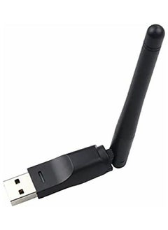 واي آند دي بطاقة شبكة واي فاي لاسلكية بمنفذ USB بسرعة 150 ميجابت في الثانية أسود 