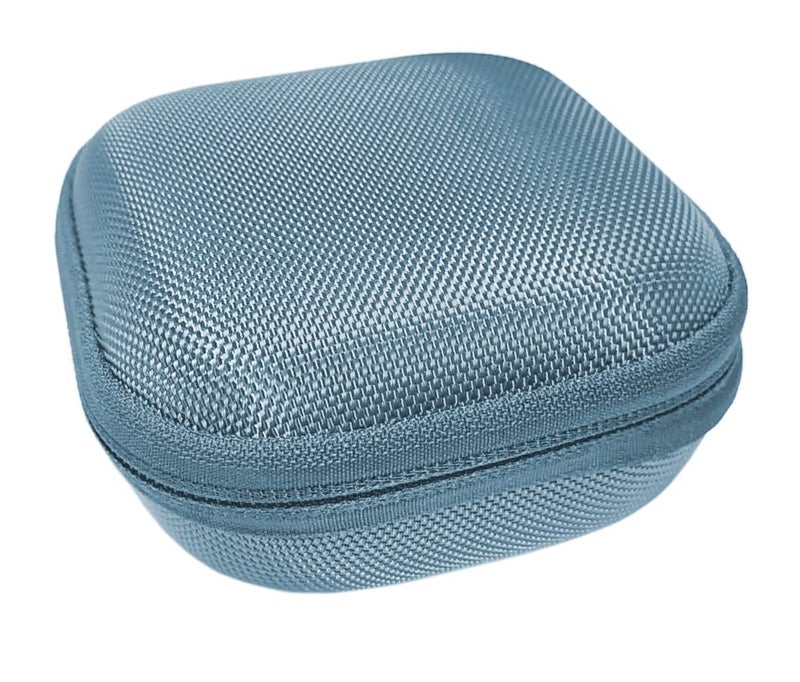 WGear Feature Protective Case for Bose SoundLink Micro Bluetooth Speaker by WGear, Featured Design with mesh Pocket for Cable and Other Accessories, Elastic Strap to Secure Device (Stone Blue case) - Image 2