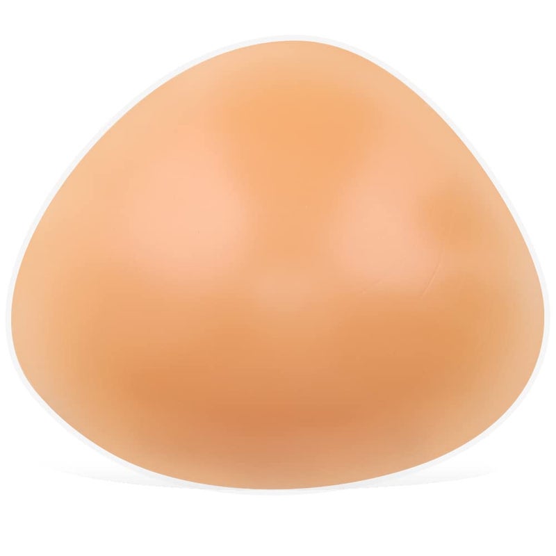 ONEFENG Triangle Silicone Breast Form Mastectomy Prosthesis Concave Bra Enhancer Inserts (1 Piece) - Image 1