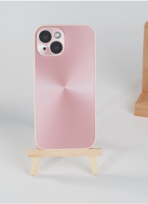for iPhone 15 Plus Case, Glossy Coating Phone Cases with Camera Lens Protector Soft TPU Shockproof Protective Cover