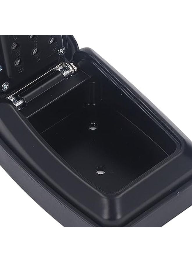 Wall Mounted Combination Key Lock Box Large Capacity Black 12 Digit Password Storage - Image 4