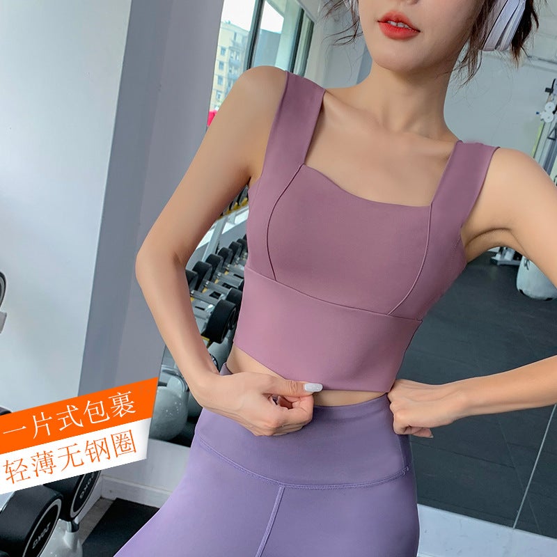 Sports Underwear Women'S Shock Absorption Anti-Sagging Running Vest Push-Up Shaping Beautiful Back Shock-Proof Bra Fitness Yoga Clothing Summer - Image 4