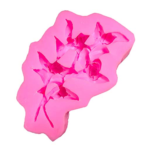 NINEXY 3D Flowers Silicone Fondant Molds Rose Cake Chocolate Moulds Dried Flower Jewelry Decorative Mould Resin Epoxy Clay Molds Pastry Baking Tools - Image 3